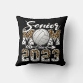 バレーボールの上級ママのクラス母の卒業レオ クッション (裏面)