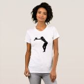 バレーボールの女の子II Tシャツ (正面フル)