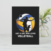 バレーボールの好きな女の子だけのバレーボール選手 招待状 (スタンド正面)