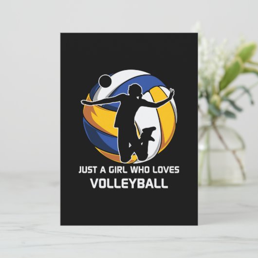 バレーボールの好きな女の子だけのバレーボール選手 招待状 (スタンド正面)