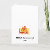 バレーボールの情熱カード カード (裏面)