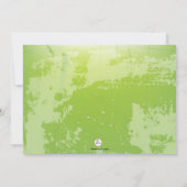 バレーボールの招待状 招待状 (裏面)