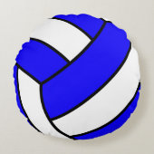 バレーボールの枕 ラウンドクッション (正面)