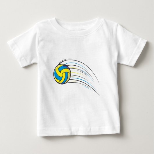 バレーボールの棒 ベビーTシャツ (正面)