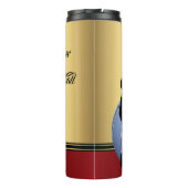 バレーボールの男性プレーヤーボールのパーソナエレガントライズ タンブラー (裏面)