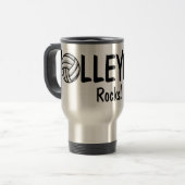 バレーボールの石 トラベルマグ (正面左)