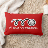 バレーボールの装飾用クッションのデザイン ランバークッション (ブランケット)