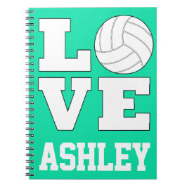 バレーボールの選手とファンに対するバレーボールの愛 ノートブック