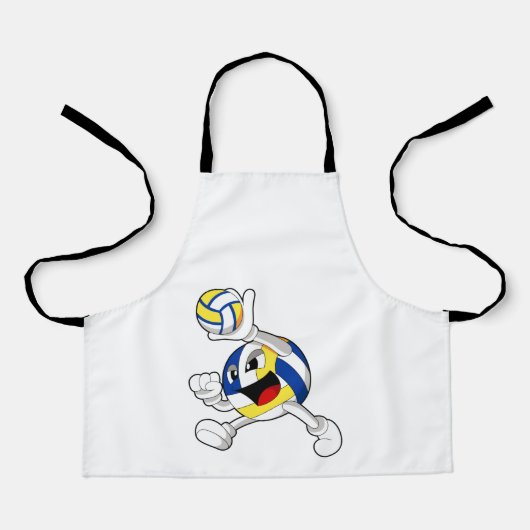 バレーボールの選手 エプロン (正面)