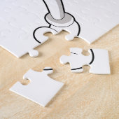 バレーボールの選手 ジグソーパズル (側面)