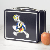 バレーボールの選手 メタルランチボックス (インサイチュ)
