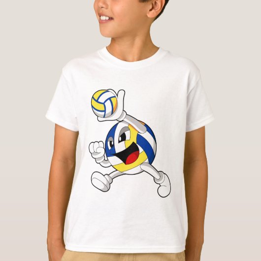 バレーボールの選手 Tシャツ (正面)