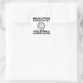 バレーボールは大切だ スクエアシール (バッグ)