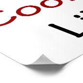 バレーボールは私のよクールうな人のためだけだよ ポスター (角)