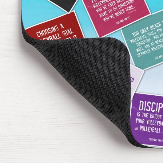 バレーボールは色のマウスパッドを引用します マウスパッド (コーナー)