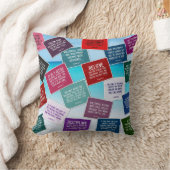 バレーボールは色の枕を引用します クッション (ブランケット)