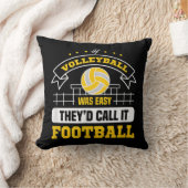 バレーボールもしは簡単だった彼らはそれをサッカーvolと呼ぶだろう クッション (ブランケット)