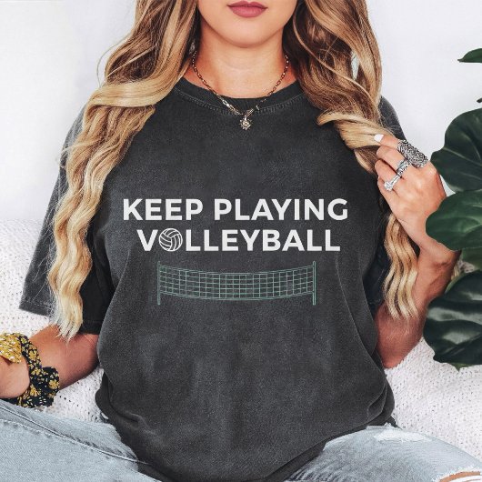 バレーボールを続けよう Tシャツ