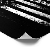 バレーボールアメリカ国旗おもしろいアメリカ愛国劇場 ポスター (角)