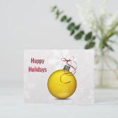 バレーボールオーナメントホリデーカード シーズンポストカード (スタンド正面)