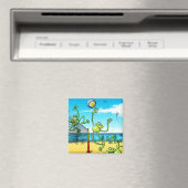 バレーボールカエル マグネット (インサイチュ (食洗機))