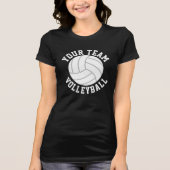 バレーボールカスタムチーム、選手、ジャージー番号 Tシャツ (正面)