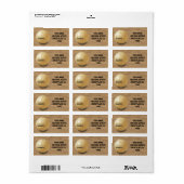 バレーボールカスタムボール住所 シール (フルシート)