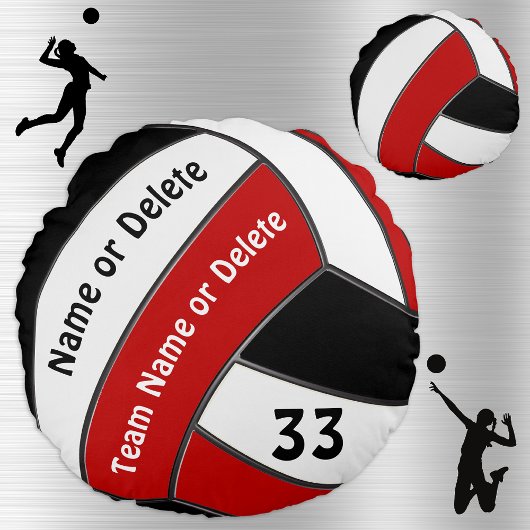 バレーボールカスタム選手のためのシニアのナイトギフト ラウンドクッション