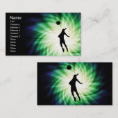 バレーボールカッコいい 名刺 (正面/裏面)