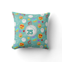 バレーボールガーリーハッピーかわいい絵文字ティール（緑がかった色）