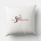 バレーボールガール装飾用クッション クッション (裏面)