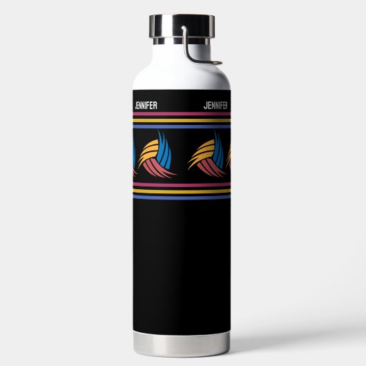 バレーボールガール，バレーボールプレイヤーギフト，誕生日 ウォーターボトル (左面)