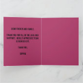 バレーボールガール，バレーボールプレイヤーギフト，誕生日 サンキューカード (内部)