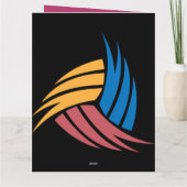 バレーボールガール，バレーボールプレイヤーギフト，誕生日 サンキューカード (裏面)