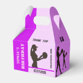 バレーボールガール，バレーボールプレイヤーギフト，誕生日 フェイバーボックス (裏面サイド)