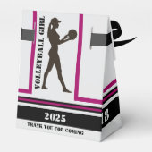 バレーボールガール，バレーボールプレイヤーギフト，誕生日 フェイバーボックス (裏面サイド)