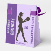 バレーボールガール，バレーボールプレイヤーギフト，誕生日 フェイバーボックス (裏面サイド)