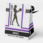 バレーボールガール，バレーボールプレイヤーギフト，誕生日 フェイバーボックス (裏面サイド)