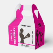 バレーボールガール，バレーボールプレイヤーギフト，誕生日 フェイバーボックス (裏面サイド)