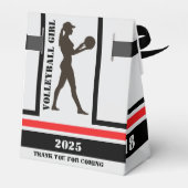 バレーボールガール，バレーボールプレイヤーギフト，誕生日 フェイバーボックス (裏面サイド)