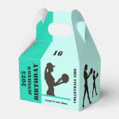 バレーボールガール，バレーボールプレイヤーギフト，誕生日 フェイバーボックス (裏面サイド)