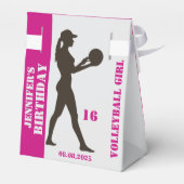 バレーボールガール，バレーボールプレイヤーギフト，誕生日 フェイバーボックス (裏面サイド)