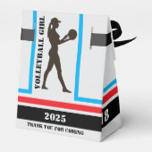 バレーボールガール，バレーボールプレイヤーギフト，誕生日 フェイバーボックス (裏面サイド)