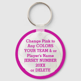 バレーボールキーホルダーチーム、名前、年、番号 キーホルダー