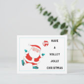 バレーボールクリスマスホリデー葉書 シーズンポストカード (スタンド正面)