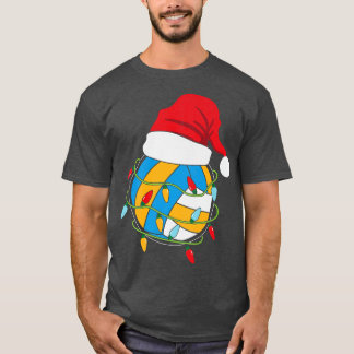 バレーボールクリスマスライトサンタ衣装パジャマ冬 Tシャツ