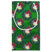 バレーボールクリスマスリース スモールペーパーバッグ (裏面)