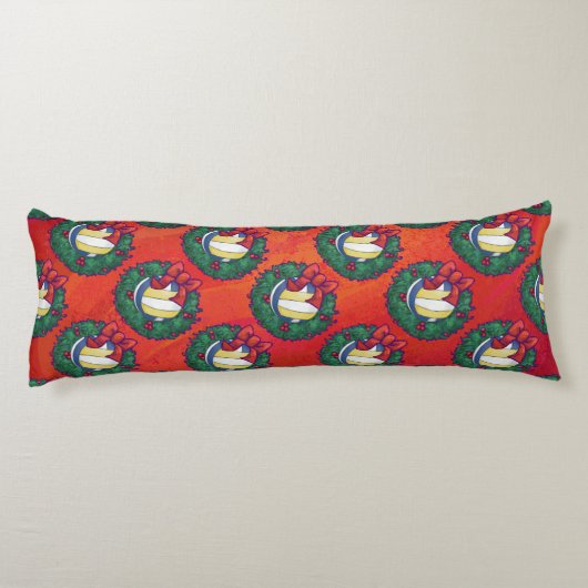 バレーボールクリスマスリース ボディピロー (裏面)