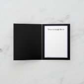 バレーボールクールスポーツ愛好家がメッセージを追加 サンキューカード (内部)