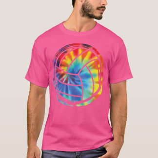 バレーボールクール絞り染めボ動揺してール Tシャツ